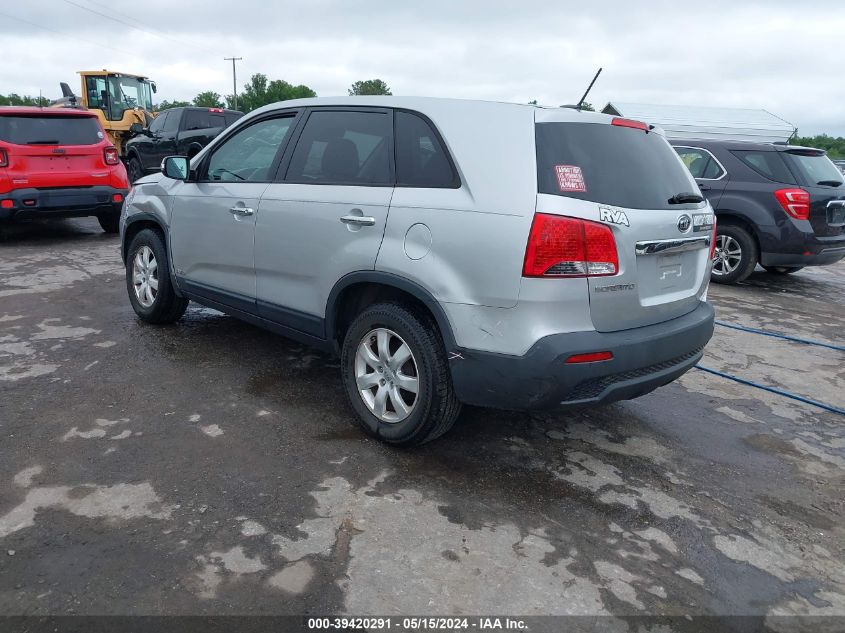 2013 Kia Sorento Lx VIN: 5XYKTCA65DG409518 Lot: 39420291