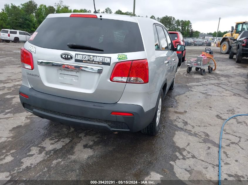 2013 Kia Sorento Lx VIN: 5XYKTCA65DG409518 Lot: 39420291