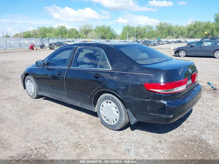 2003 Honda Accord 2.4 Lx VIN: JHMCM56383C016545 Lot: 39420316