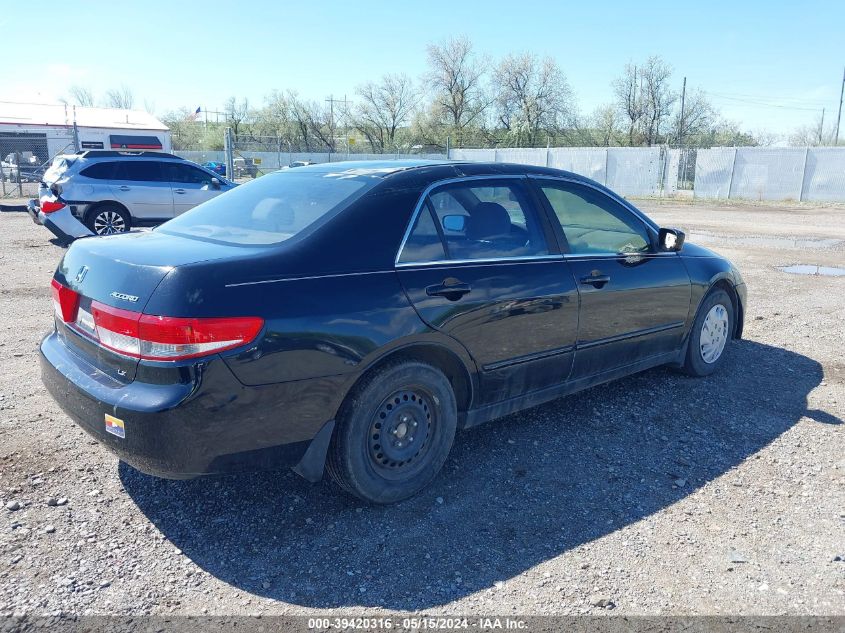 2003 Honda Accord 2.4 Lx VIN: JHMCM56383C016545 Lot: 39420316