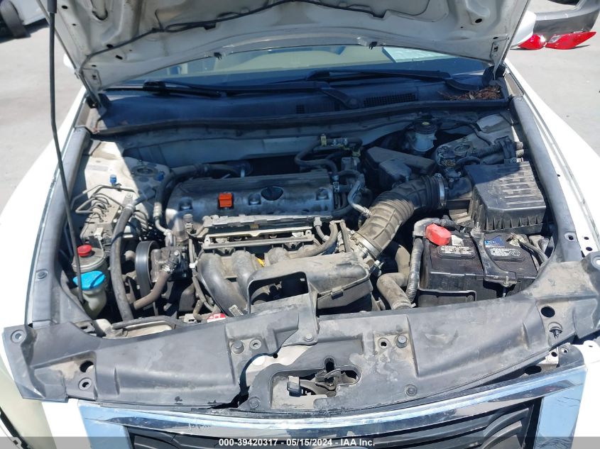 2010 Honda Accord 2.4 Lx VIN: 1HGCP2F34AA120192 Lot: 39420317