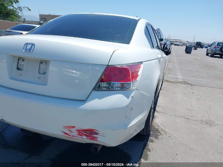 2010 Honda Accord 2.4 Lx VIN: 1HGCP2F34AA120192 Lot: 39420317