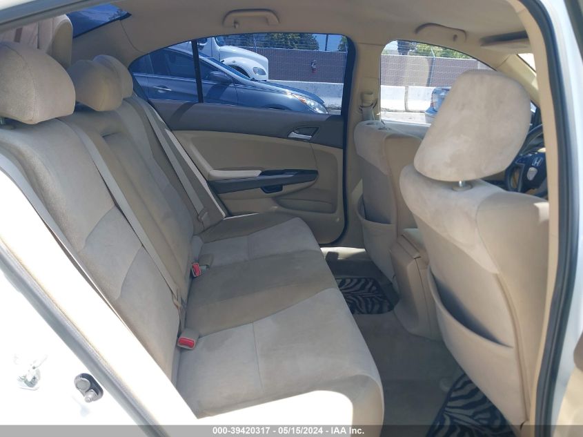 2010 Honda Accord 2.4 Lx VIN: 1HGCP2F34AA120192 Lot: 39420317