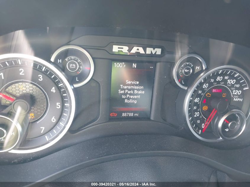 2019 Ram 1500 Big Horn/Lone Star VIN: 1C6SRFFT6KN658325 Lot: 39420321