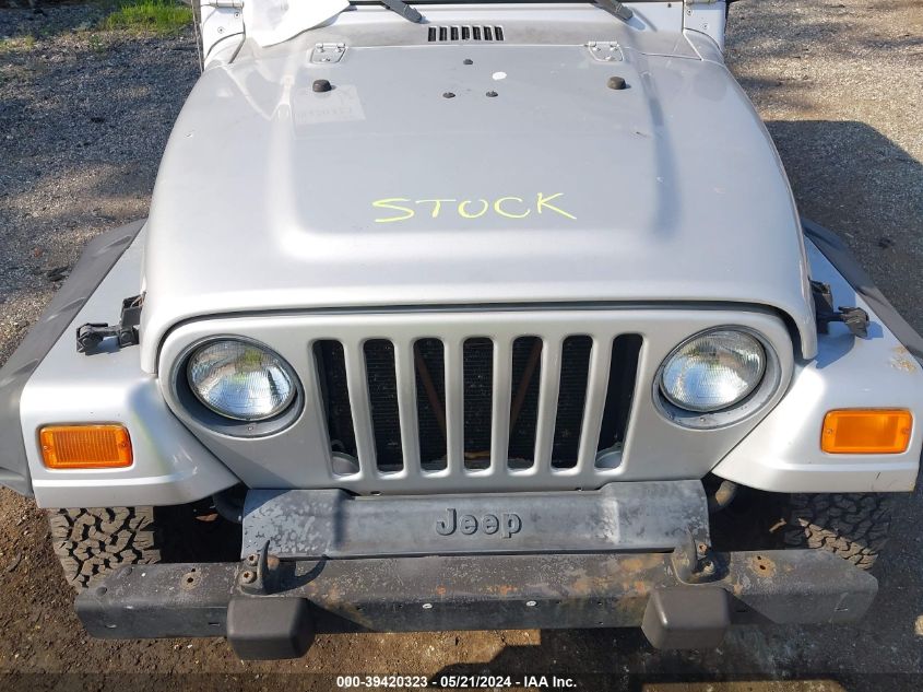 2006 Jeep Wrangler X VIN: 1J4FA39S96P737639 Lot: 39420323