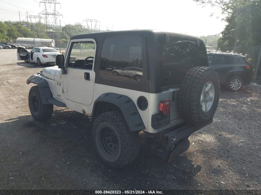 2006 Jeep Wrangler X VIN: 1J4FA39S96P737639 Lot: 39420323