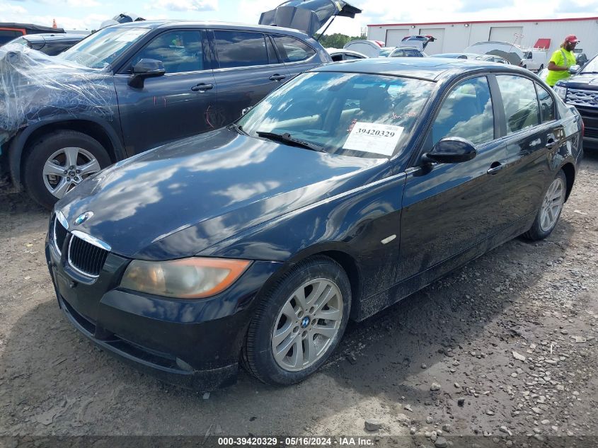 2007 BMW 328I VIN: WBAVA33587KX83480 Lot: 39420329