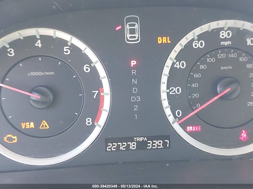 2009 Honda Accord 2.4 Lx VIN: 1HGCP26309A170714 Lot: 39420349