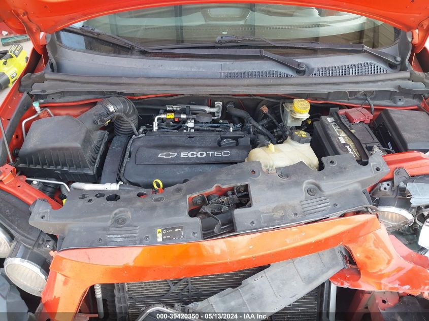 2012 Chevrolet Sonic 2Lt VIN: 1G1JC6SH5C4110016 Lot: 39420350