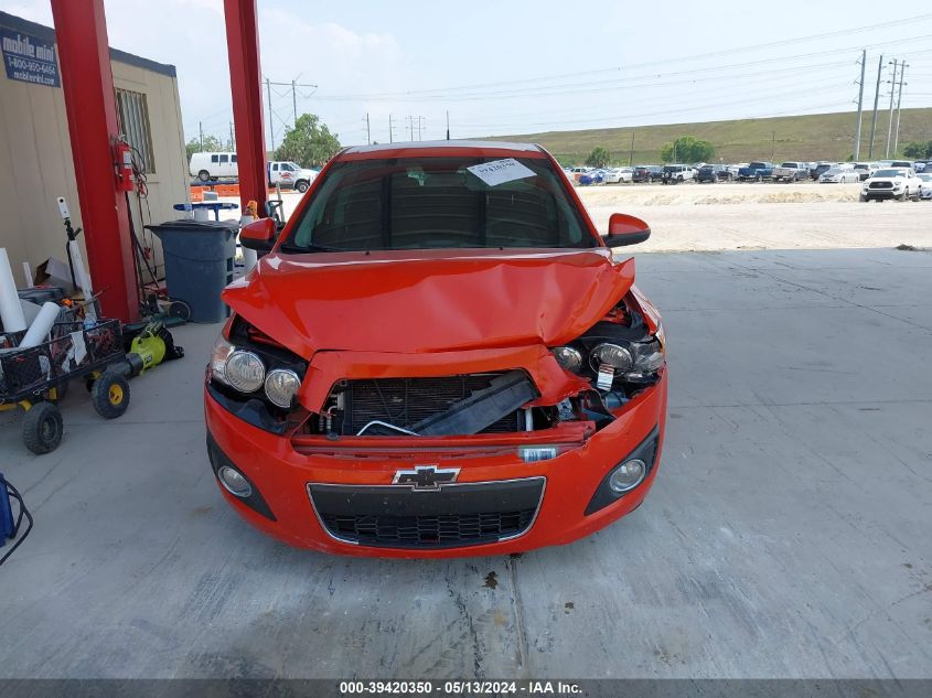 2012 Chevrolet Sonic 2Lt VIN: 1G1JC6SH5C4110016 Lot: 39420350