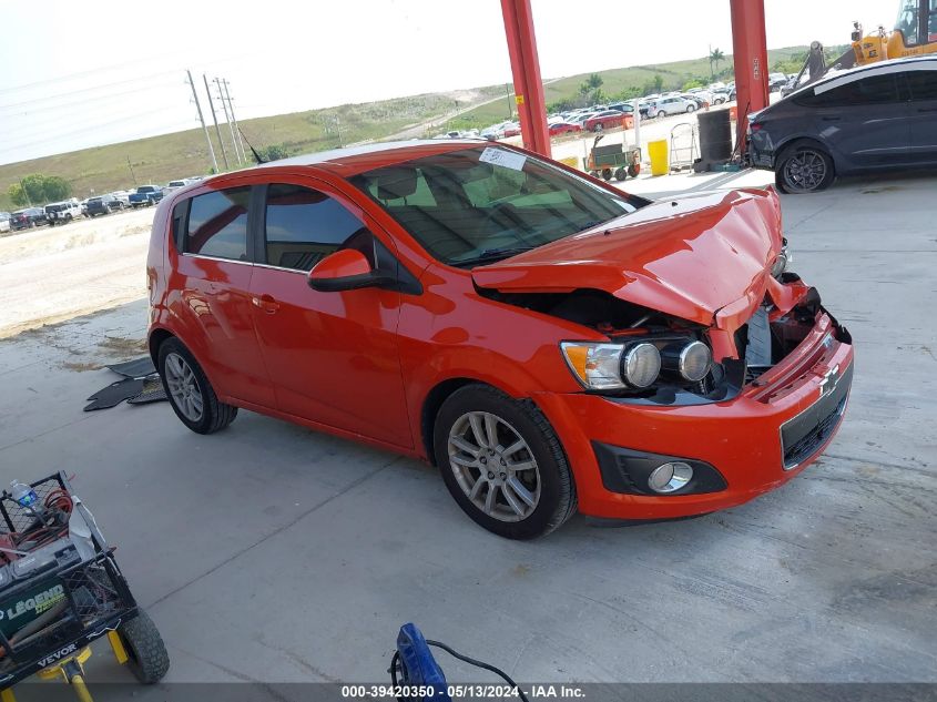 2012 Chevrolet Sonic 2Lt VIN: 1G1JC6SH5C4110016 Lot: 39420350