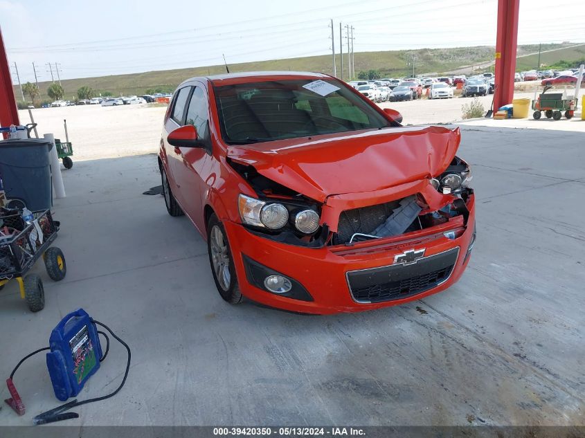 2012 Chevrolet Sonic 2Lt VIN: 1G1JC6SH5C4110016 Lot: 39420350