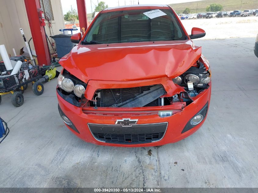 2012 Chevrolet Sonic 2Lt VIN: 1G1JC6SH5C4110016 Lot: 39420350