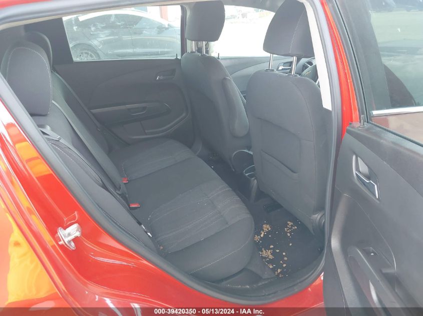 2012 Chevrolet Sonic 2Lt VIN: 1G1JC6SH5C4110016 Lot: 39420350