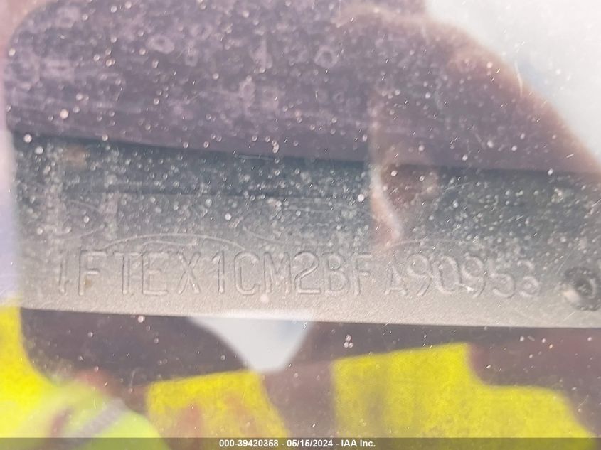 2011 Ford F-150 Xlt VIN: 1FTEX1CM2BFA90953 Lot: 39420358