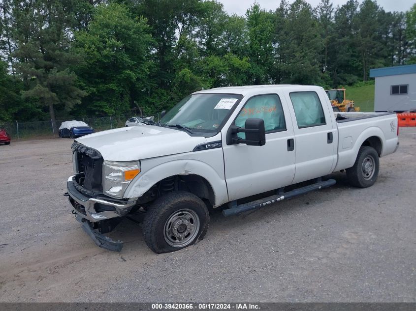 2016 Ford F-250 Xl VIN: 1FT7W2B6XGEA09988 Lot: 39420366