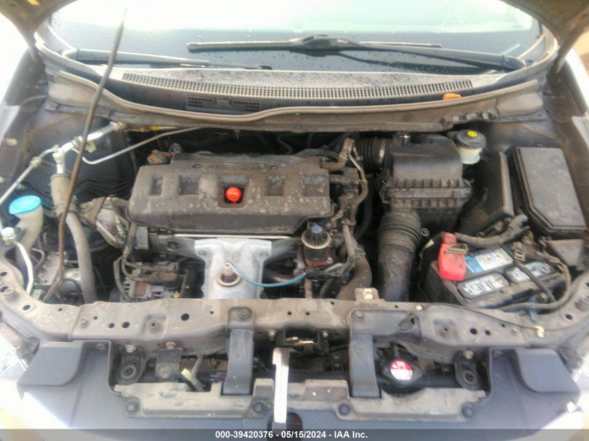 2012 Honda Civic Lx VIN: 2HGFB2F50CH598630 Lot: 39420376