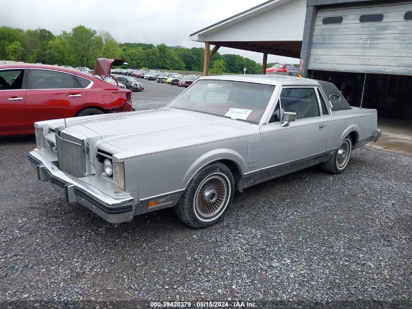 1983 Lincoln Mark Vi VIN: 1MRBP98F1DY655385 Lot: 39420379