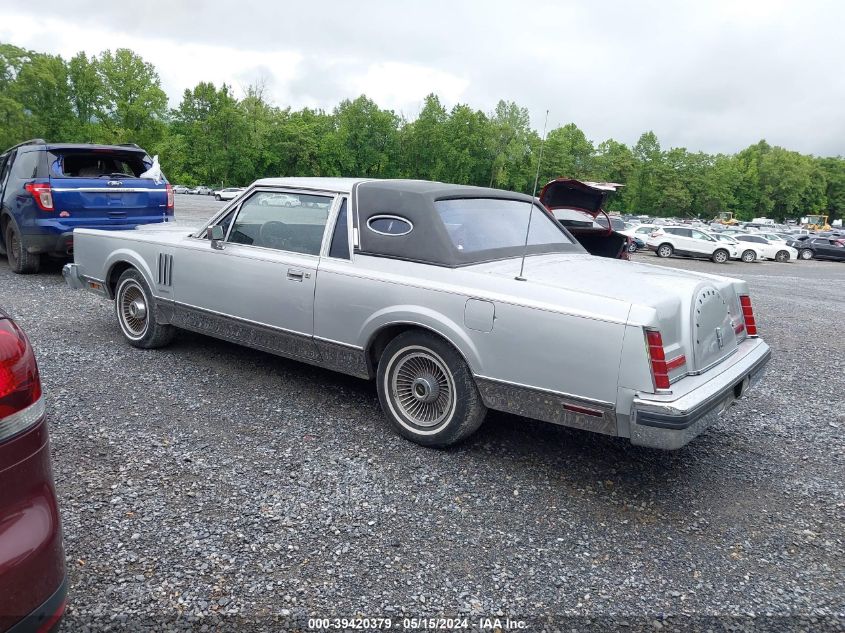 1983 Lincoln Mark Vi VIN: 1MRBP98F1DY655385 Lot: 39420379