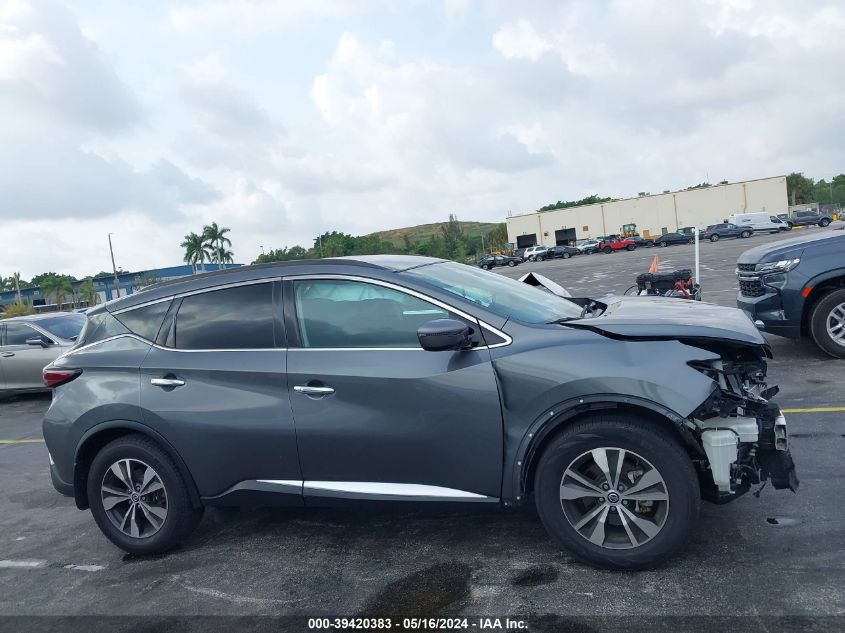 2020 Nissan Murano Sv Fwd VIN: 5N1AZ2BJXLN130561 Lot: 39420383