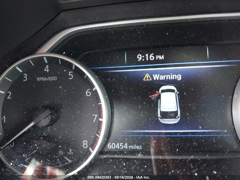 2020 Nissan Murano Sv Fwd VIN: 5N1AZ2BJXLN130561 Lot: 39420383