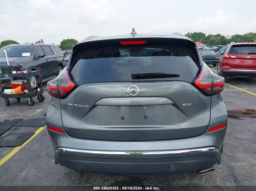 2020 Nissan Murano Sv Fwd VIN: 5N1AZ2BJXLN130561 Lot: 39420383