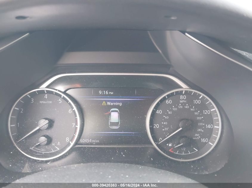 2020 Nissan Murano Sv Fwd VIN: 5N1AZ2BJXLN130561 Lot: 39420383