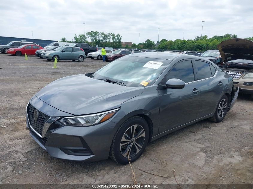 2022 Nissan Sentra Sv Xtronic Cvt VIN: 3N1AB8CV2NY312048 Lot: 39420392