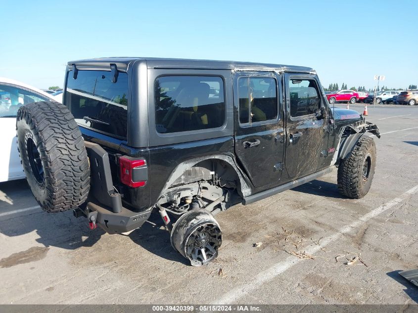 2019 Jeep Wrangler Unlimited Rubicon 4X4 VIN: 1C4HJXFG0KW581819 Lot: 39420399