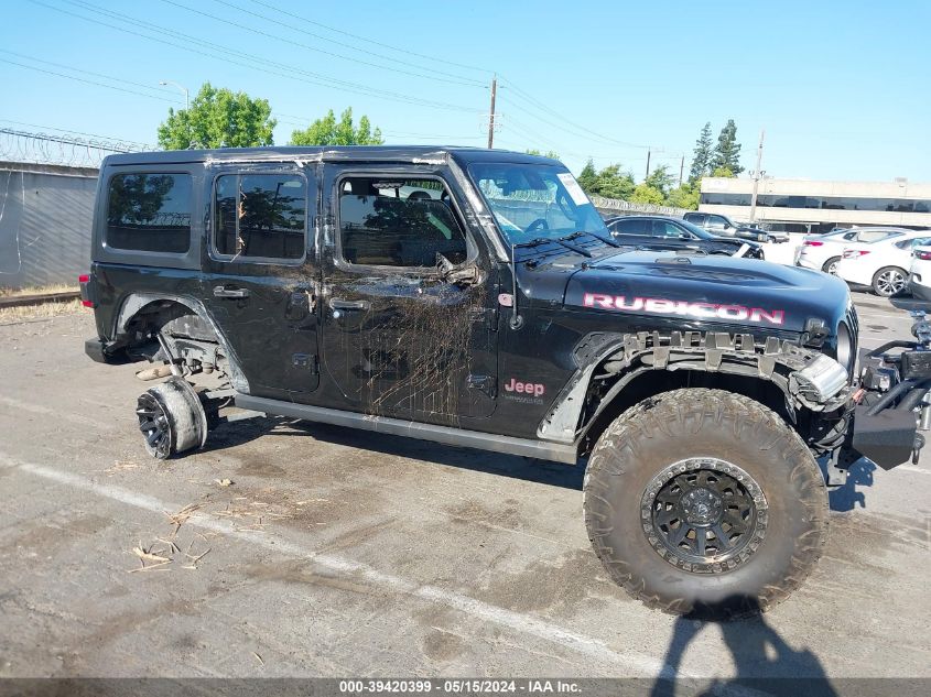 2019 Jeep Wrangler Unlimited Rubicon 4X4 VIN: 1C4HJXFG0KW581819 Lot: 39420399