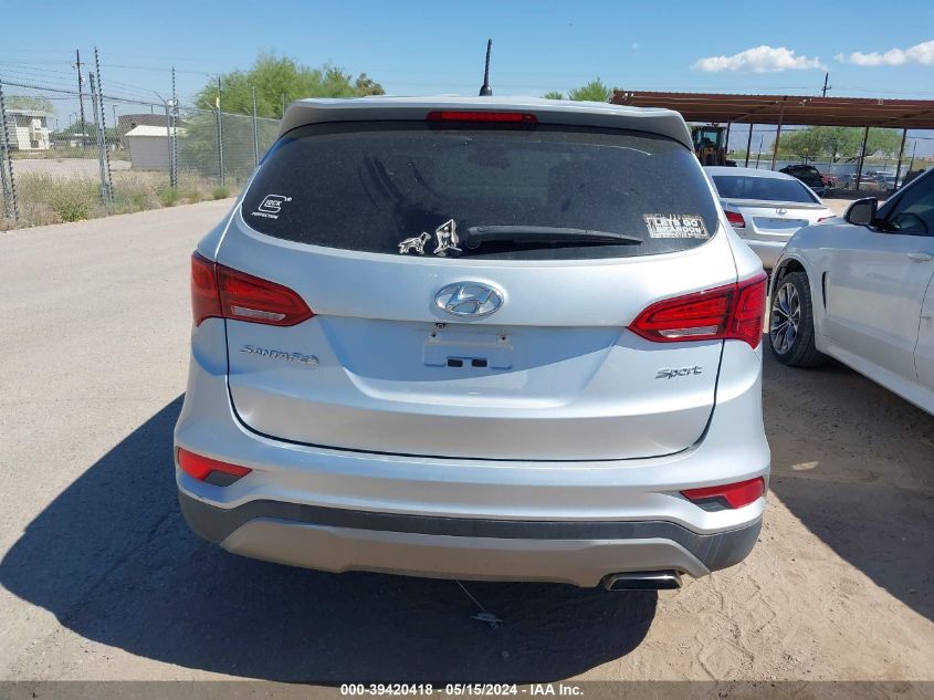 2018 HYUNDAI SANTA FE SPORT 2.4L - 5XYZT3LB6JG510801