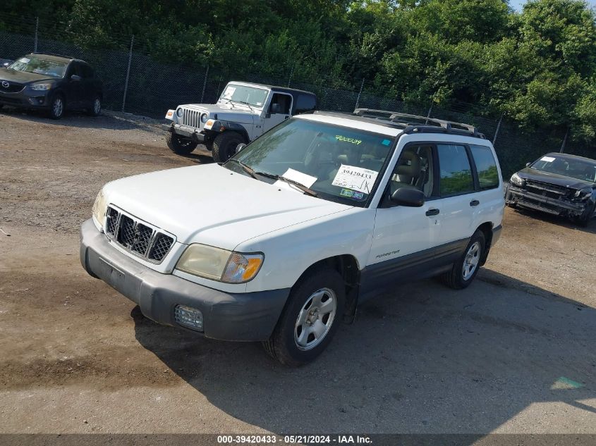 2001 Subaru Forester L VIN: JF1SF63581G700039 Lot: 39420433