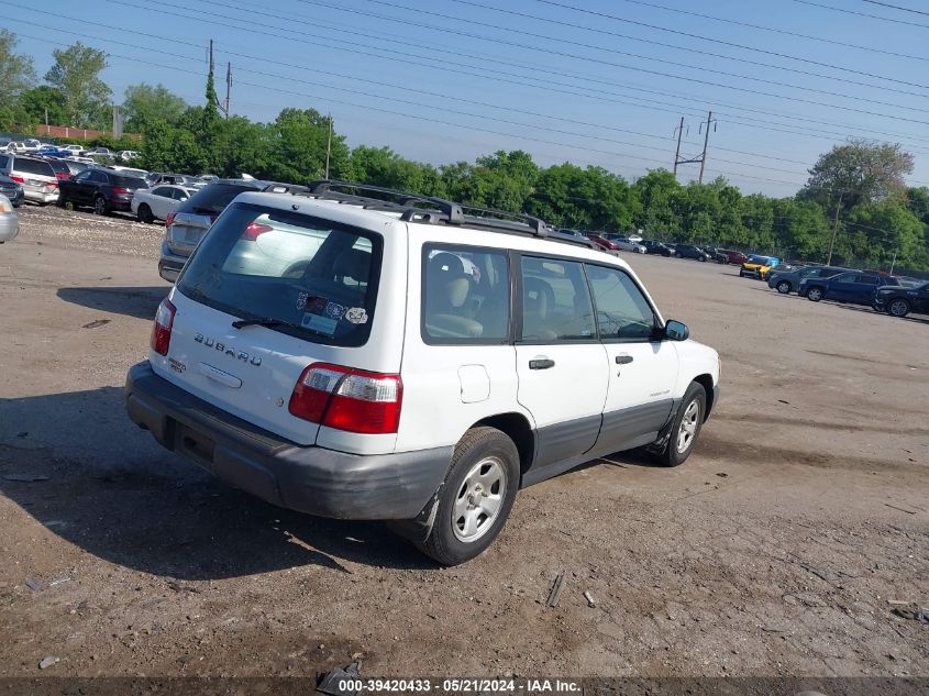 2001 Subaru Forester L VIN: JF1SF63581G700039 Lot: 39420433