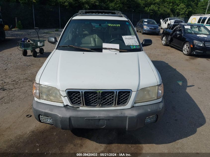 2001 Subaru Forester L VIN: JF1SF63581G700039 Lot: 39420433