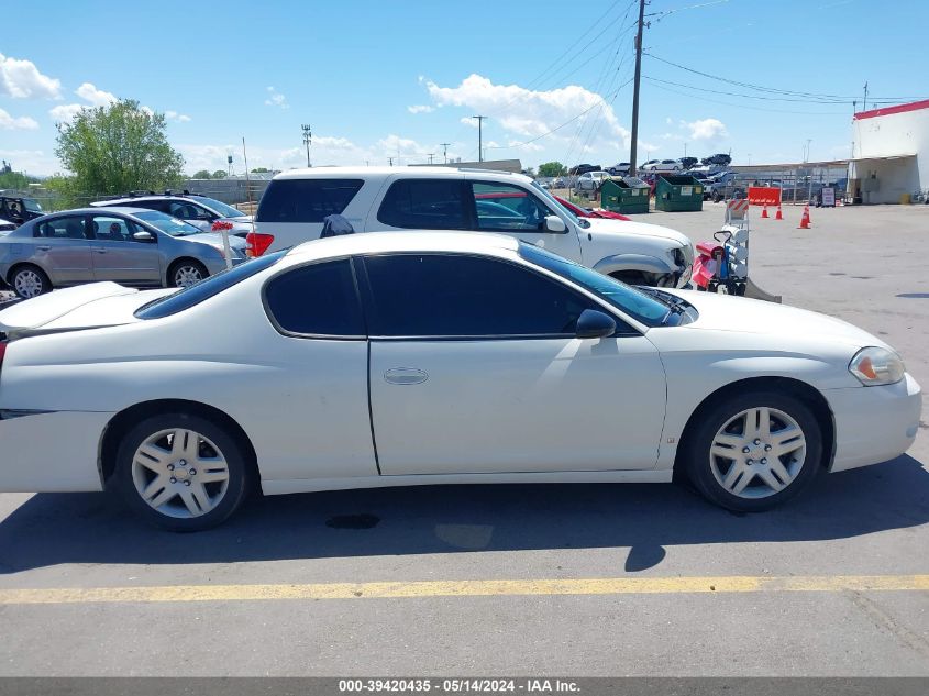 2007 Chevrolet Monte Carlo Lt VIN: 2G1WK15K679416812 Lot: 39420435