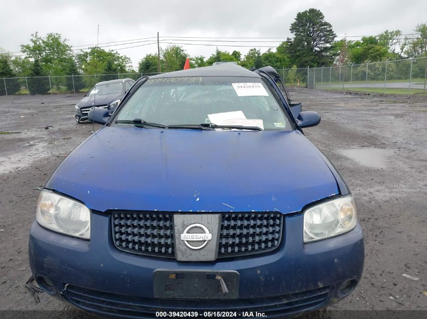 2006 Nissan Sentra 1.8S VIN: 3N1CB51D96L645332 Lot: 39420439