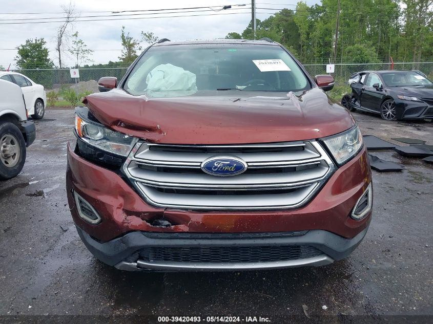 2015 Ford Edge Sel VIN: 2FMTK3J97FBC16226 Lot: 39420493