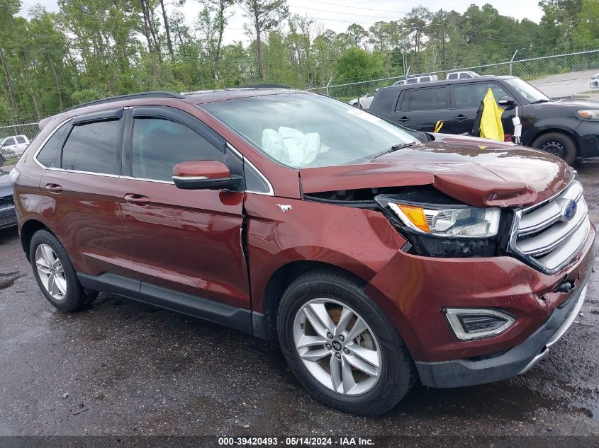 2015 Ford Edge Sel VIN: 2FMTK3J97FBC16226 Lot: 39420493