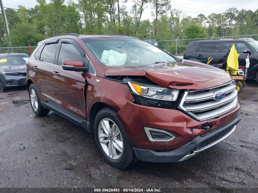 2015 Ford Edge Sel VIN: 2FMTK3J97FBC16226 Lot: 39420493