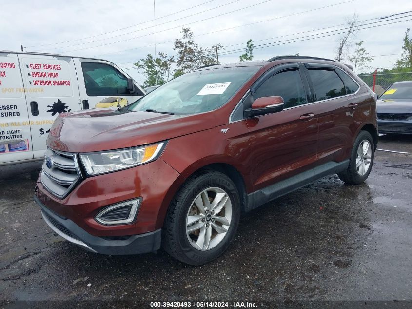 2015 Ford Edge Sel VIN: 2FMTK3J97FBC16226 Lot: 39420493