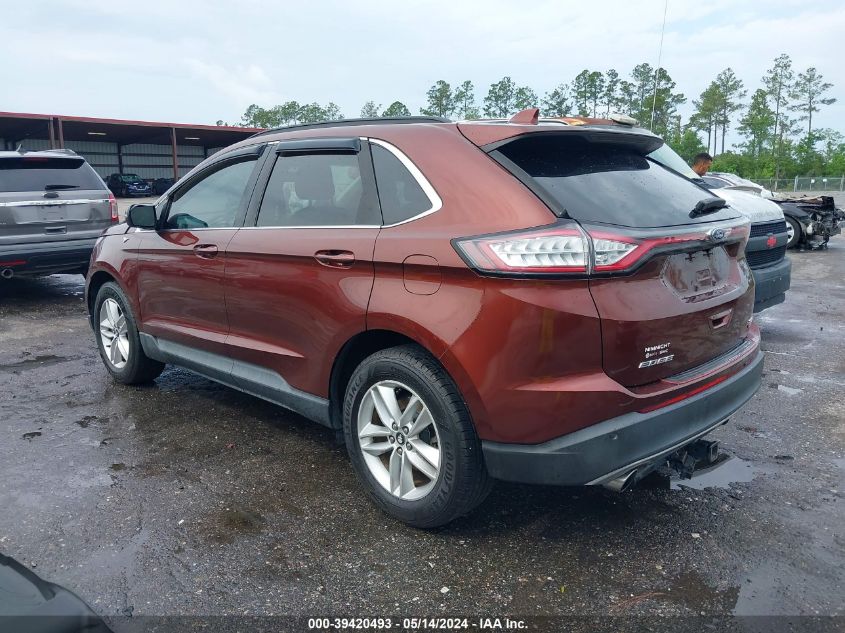 2015 Ford Edge Sel VIN: 2FMTK3J97FBC16226 Lot: 39420493