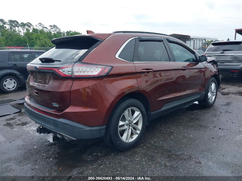 2015 Ford Edge Sel VIN: 2FMTK3J97FBC16226 Lot: 39420493