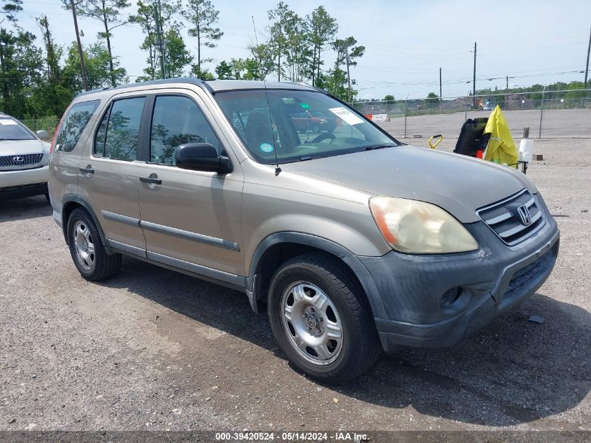 2006 Honda Cr-V Lx VIN: SHSRD68556U404123 Lot: 39420524