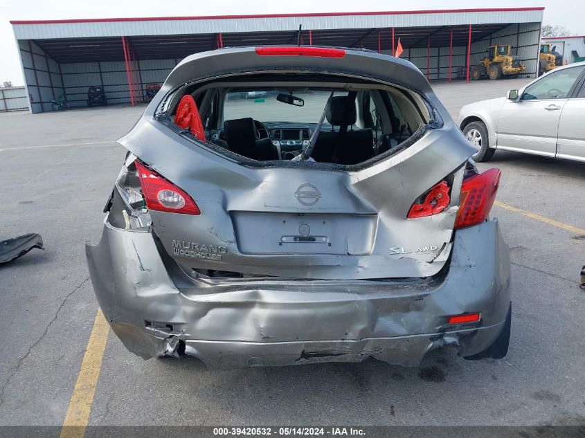 2010 Nissan Murano Sl VIN: JN8AZ1MW4AW114553 Lot: 39420532