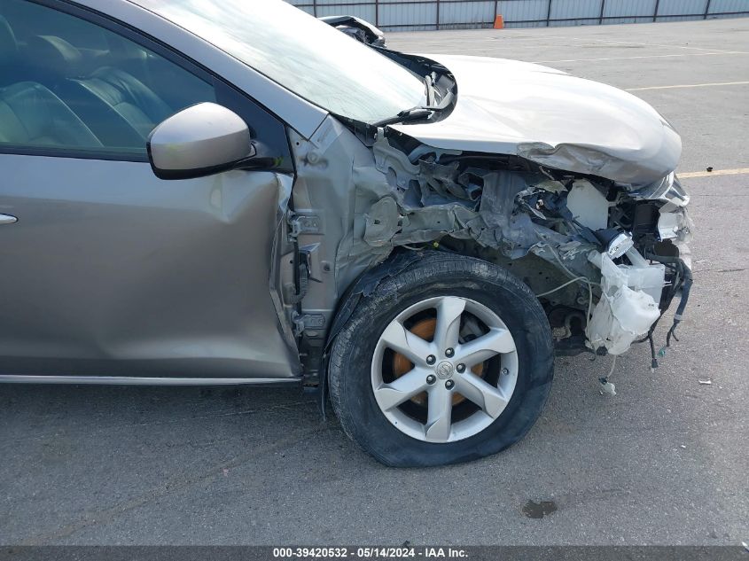 2010 Nissan Murano Sl VIN: JN8AZ1MW4AW114553 Lot: 39420532