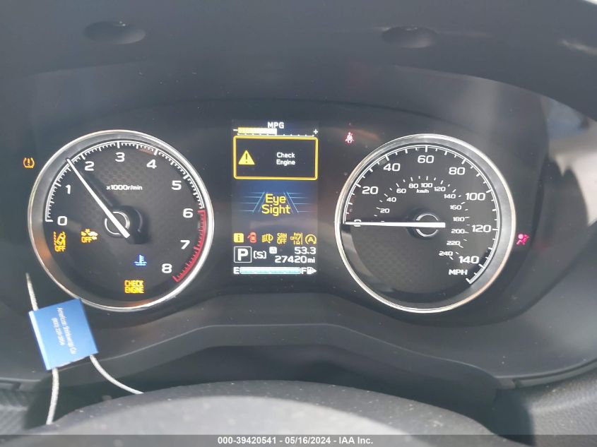 2022 Subaru Forester Touring VIN: JF2SKARC2NH529241 Lot: 39420541