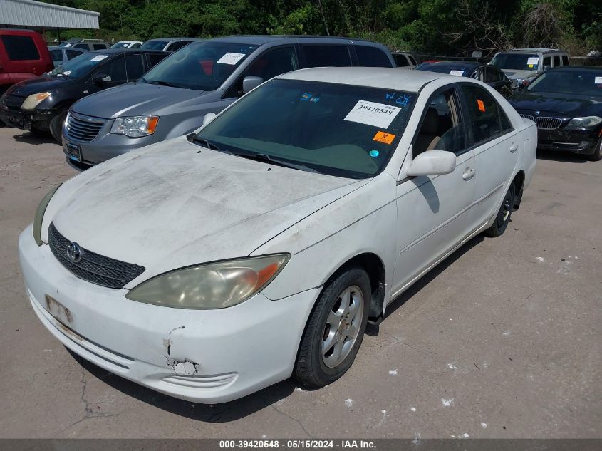 2002 Toyota Camry Le VIN: 4T1BE32K92U071618 Lot: 39420548