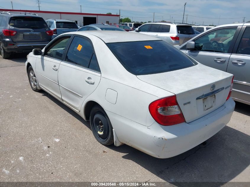 2002 Toyota Camry Le VIN: 4T1BE32K92U071618 Lot: 39420548