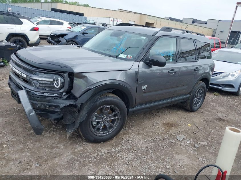 2023 Ford Bronco Sport Big Bend VIN: 3FMCR9B68PRD65752 Lot: 39420563