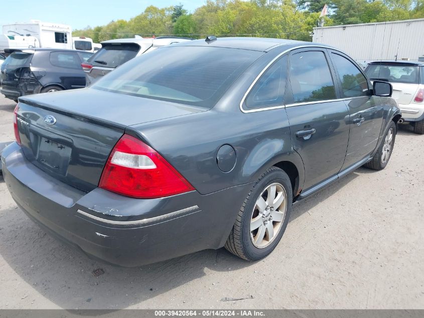 2007 Ford Five Hundred Sel VIN: 1FAHP241X7G162822 Lot: 39420564